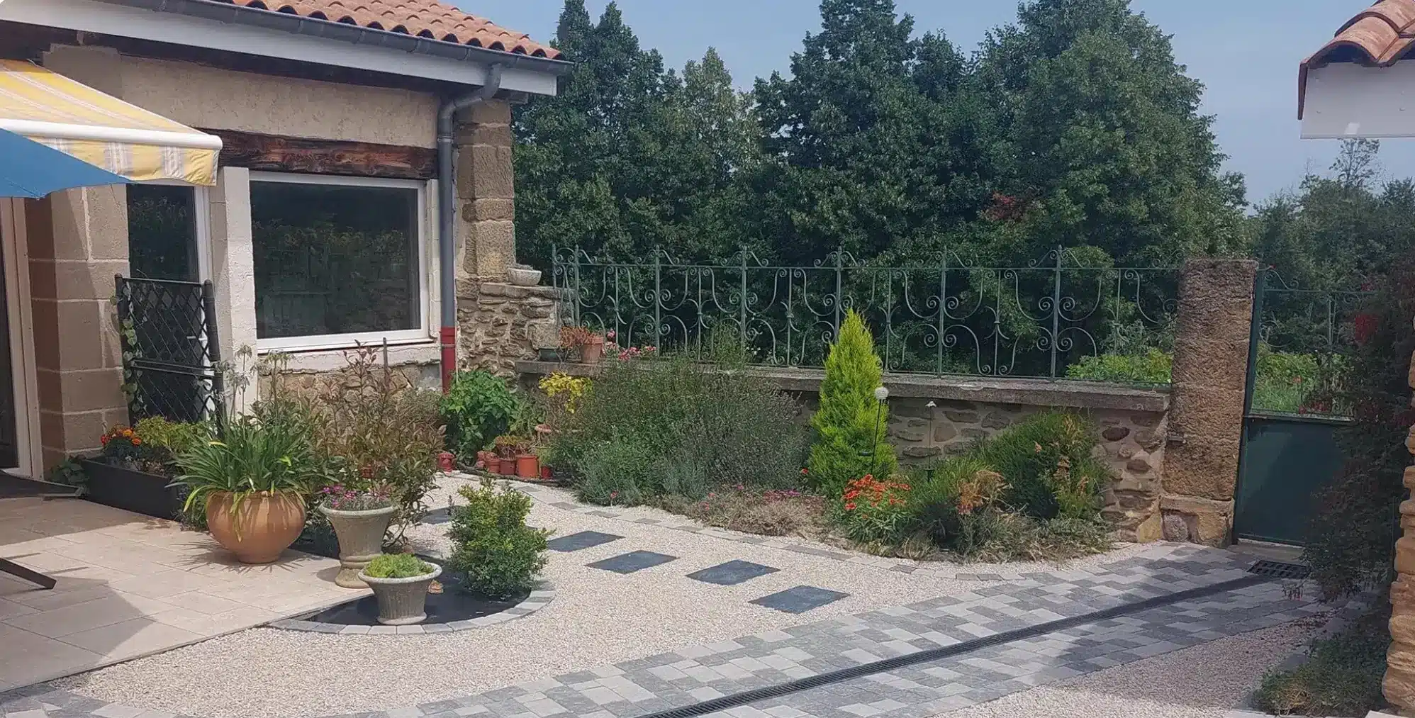 Cour en revêtement Gravilia