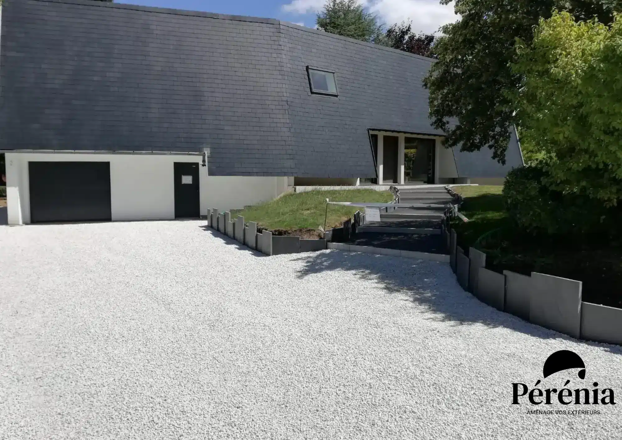 Allee de garage gravier 1