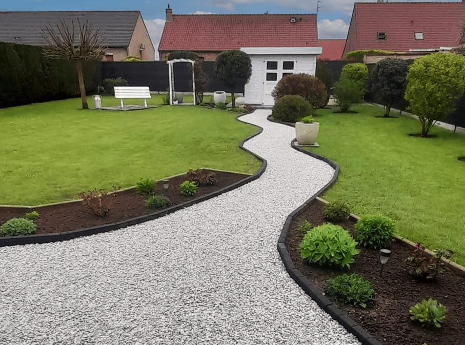 Allé de jardin en Alvéolia